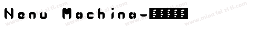 Nenu Machina字体转换